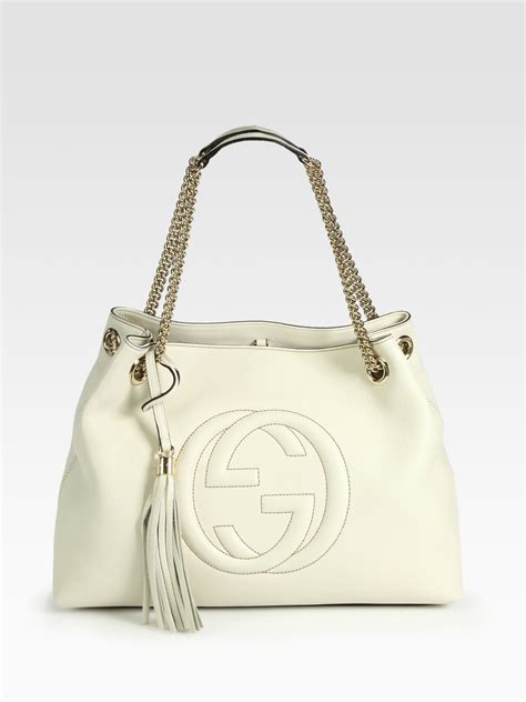 gucci 458487|white Gucci handbag.